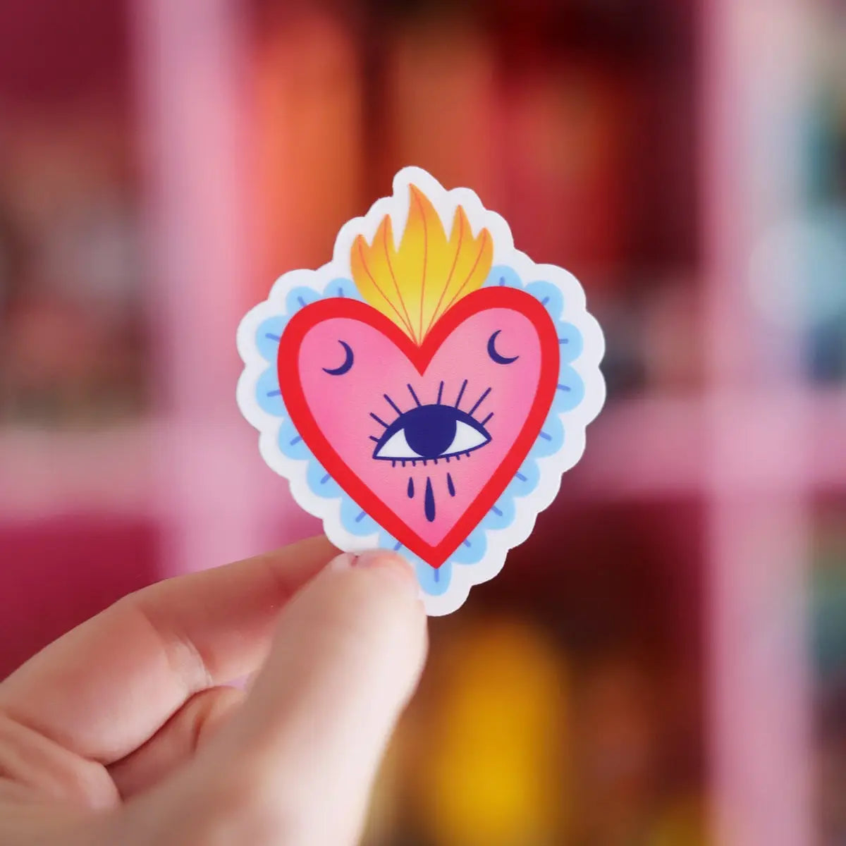 Stickers ex-voto rose