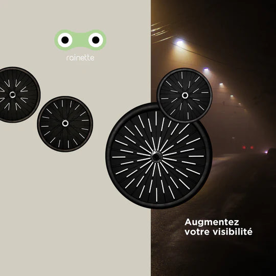 Petits réflecteurs pour rayons de vélo | multicolore