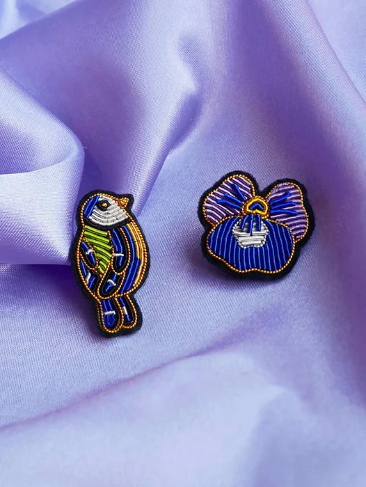 Broche Pensée mini flower