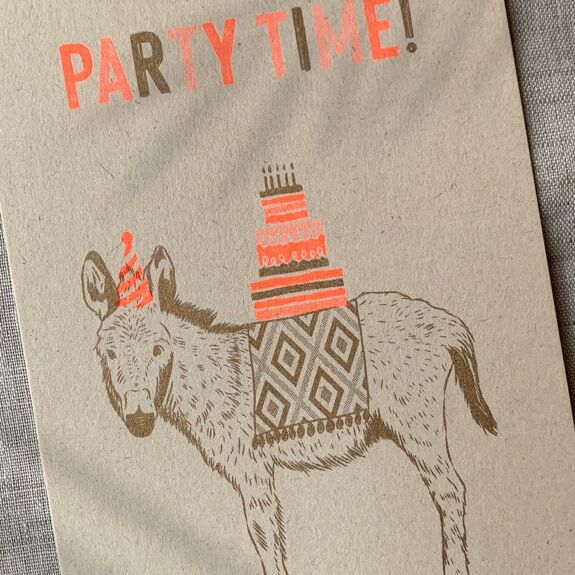 Carte postale Party Time