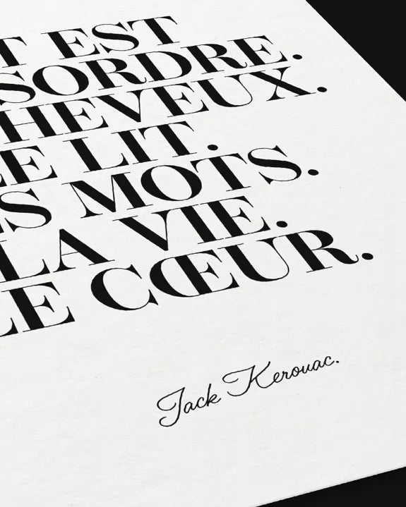 Affiche - Tout est en désordre