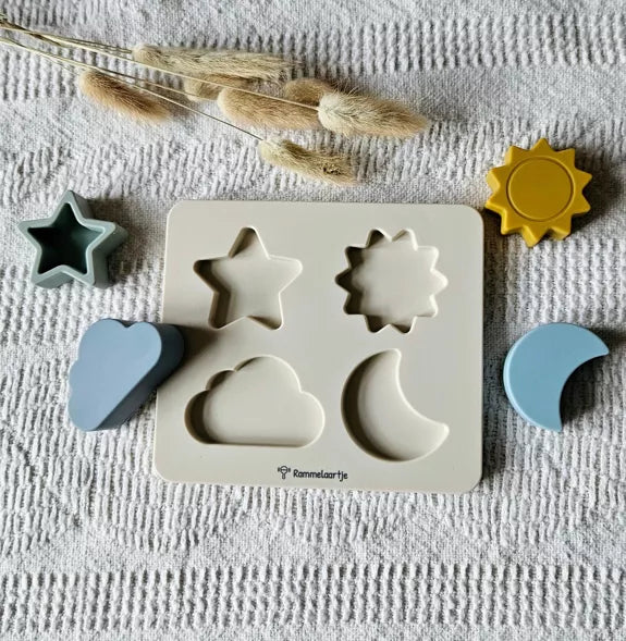Figurines de puzzle en silicone - Soleil
