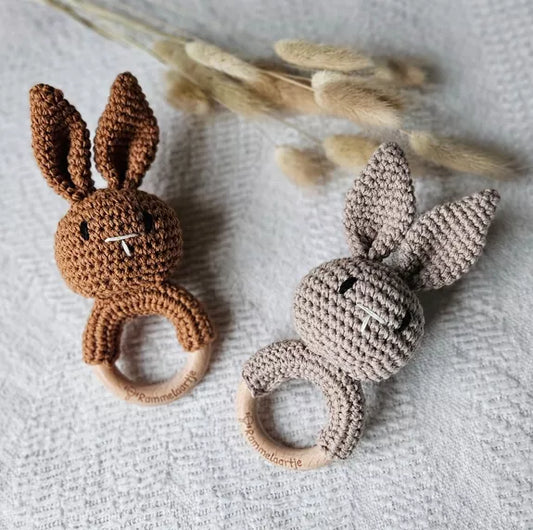 Hochet fait main Lapin