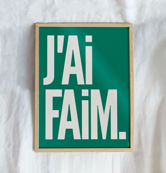 Affiche J'ai faim