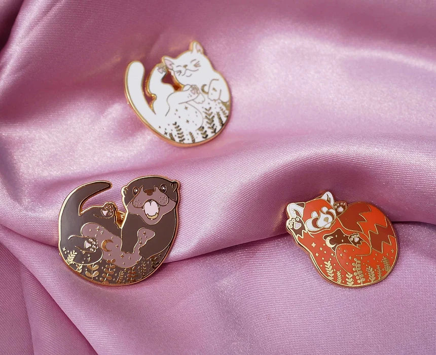 Pin's Chat blanc