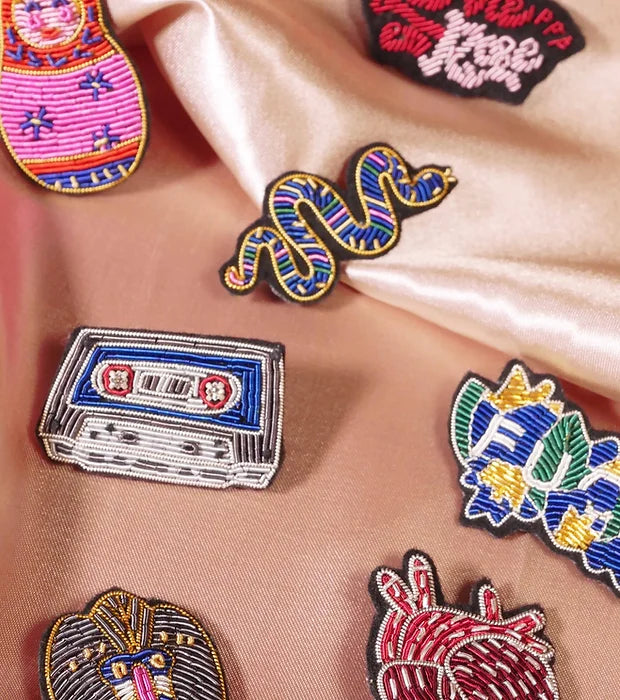 Broche Casette rétro