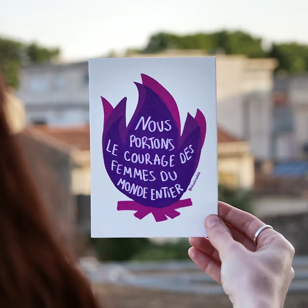 Petite Affiche - " Le courage des femmes"