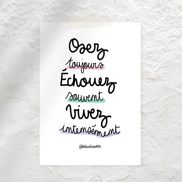 Petite affiche -"Osez toujours"