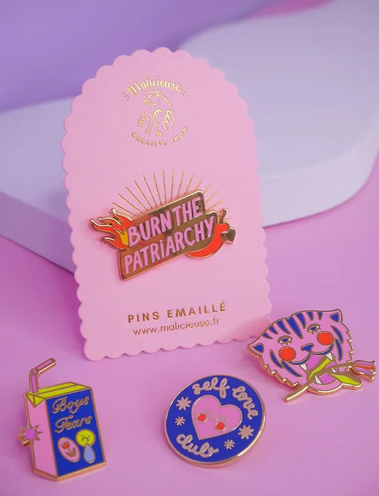 Pin's Burn the Patriarchy