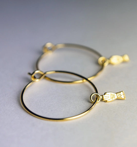 Big Créoles Ex-voto mains