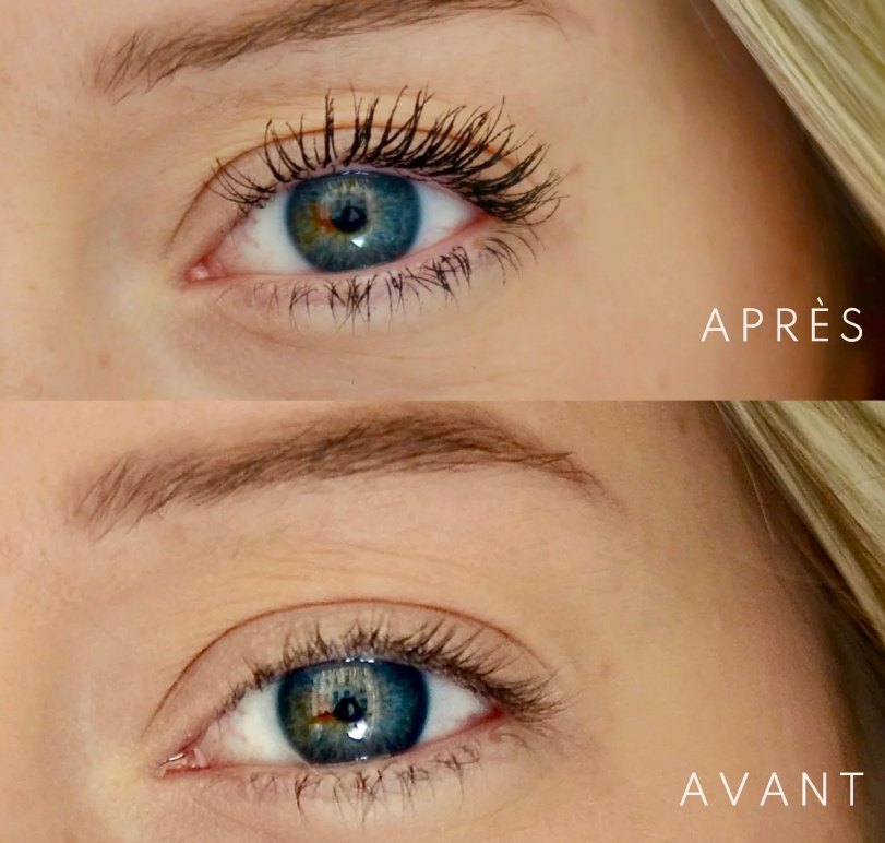 Mascara en verre avec brosse réutilisable - Noir