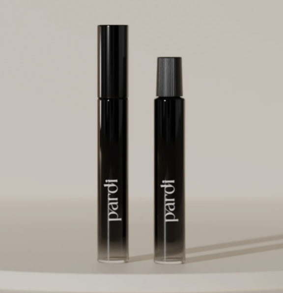 Mascara en verre avec brosse réutilisable - Noir