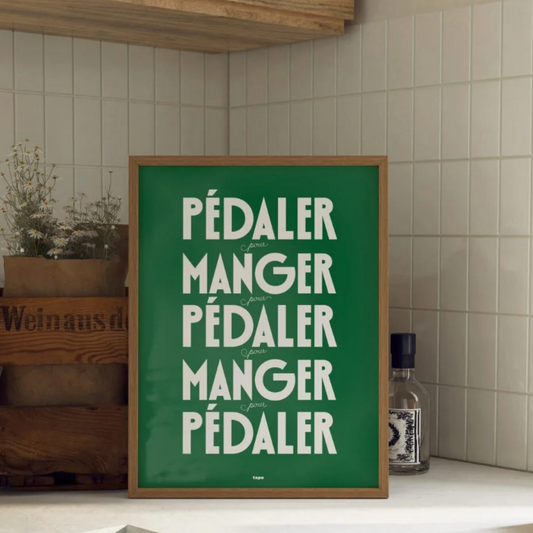 Pédaler, pour manger… | Affiche