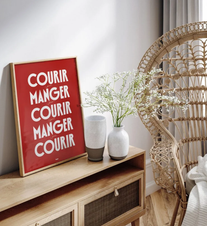 Courir, pour manger… | Affiche