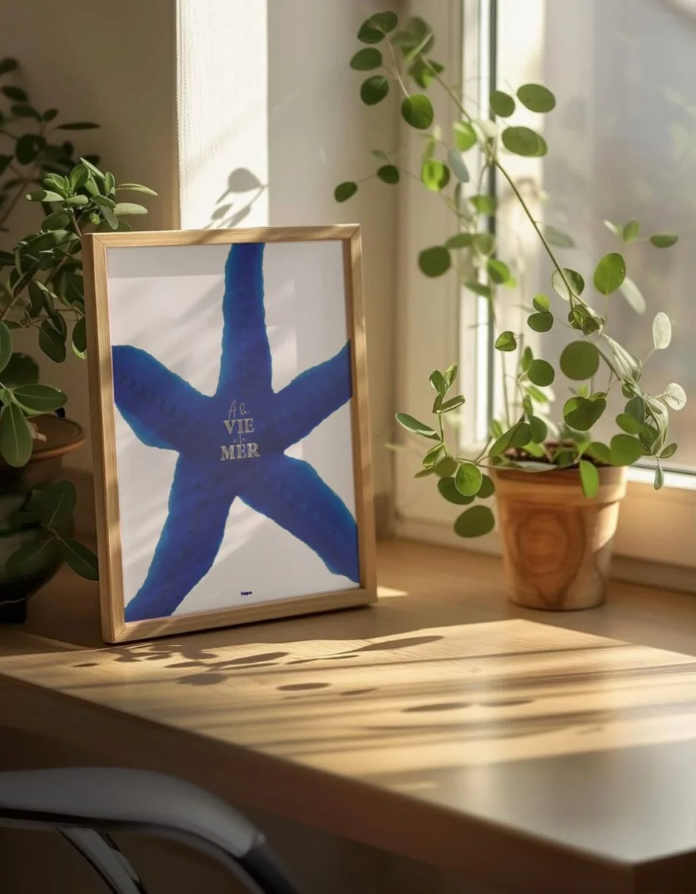 À la vie, à la mer | Affiche d’étoile de mer
