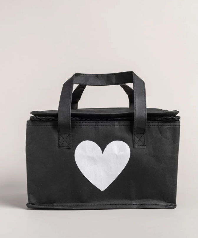 Sac isotherme noir cœur