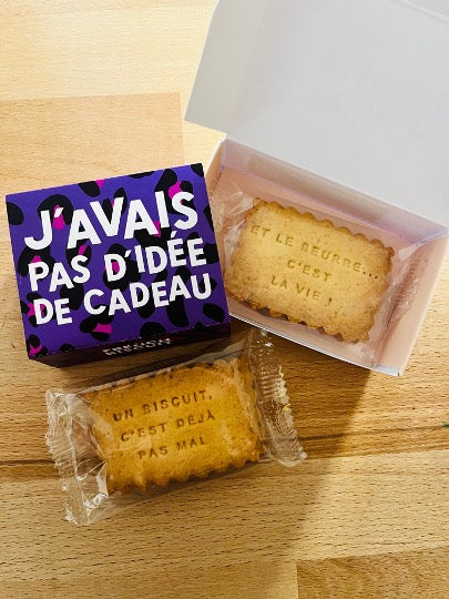 Biscuits J'avais pas d'idées cadeaux !