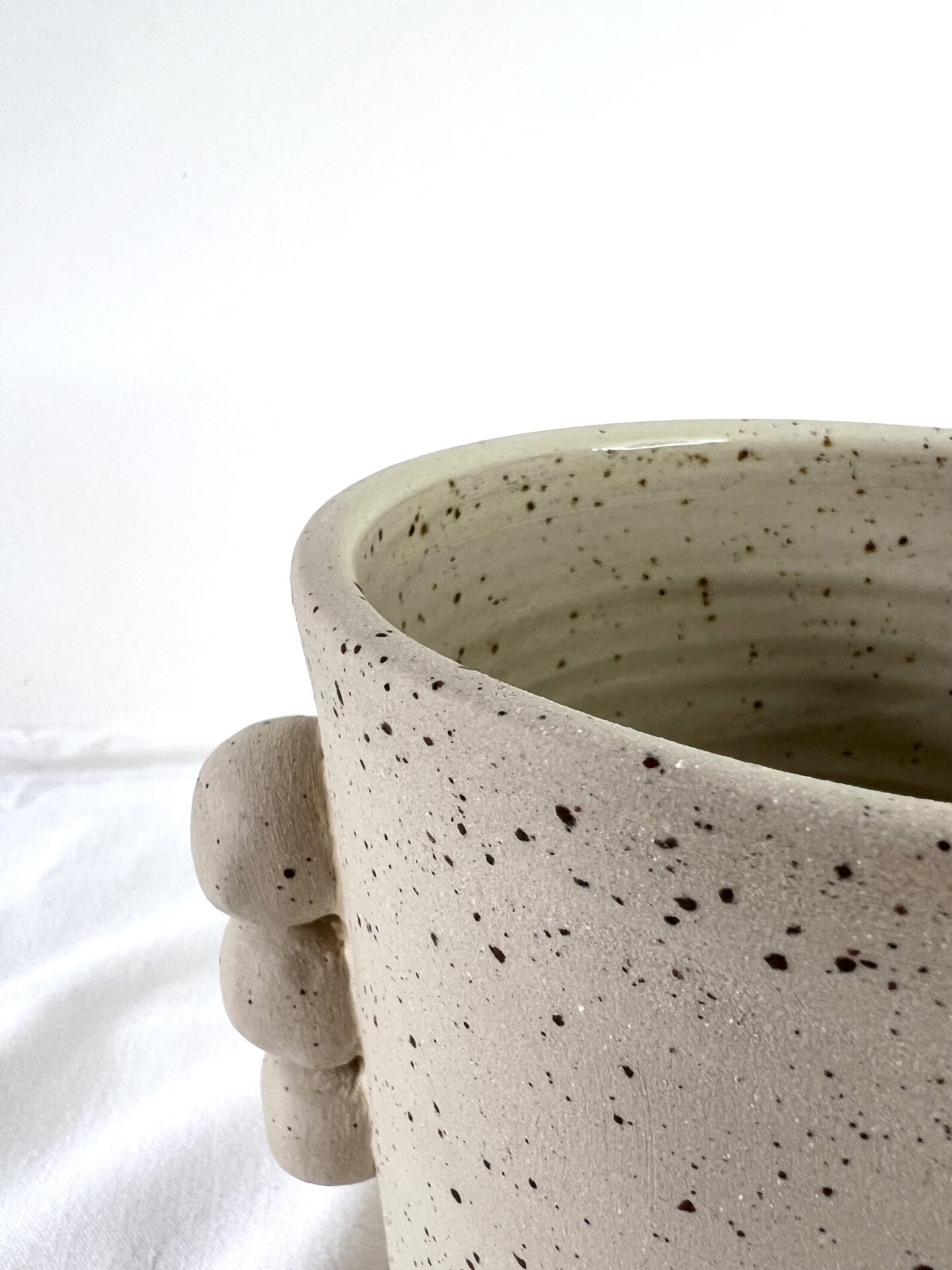 Vase PALMA Grès Pyrité