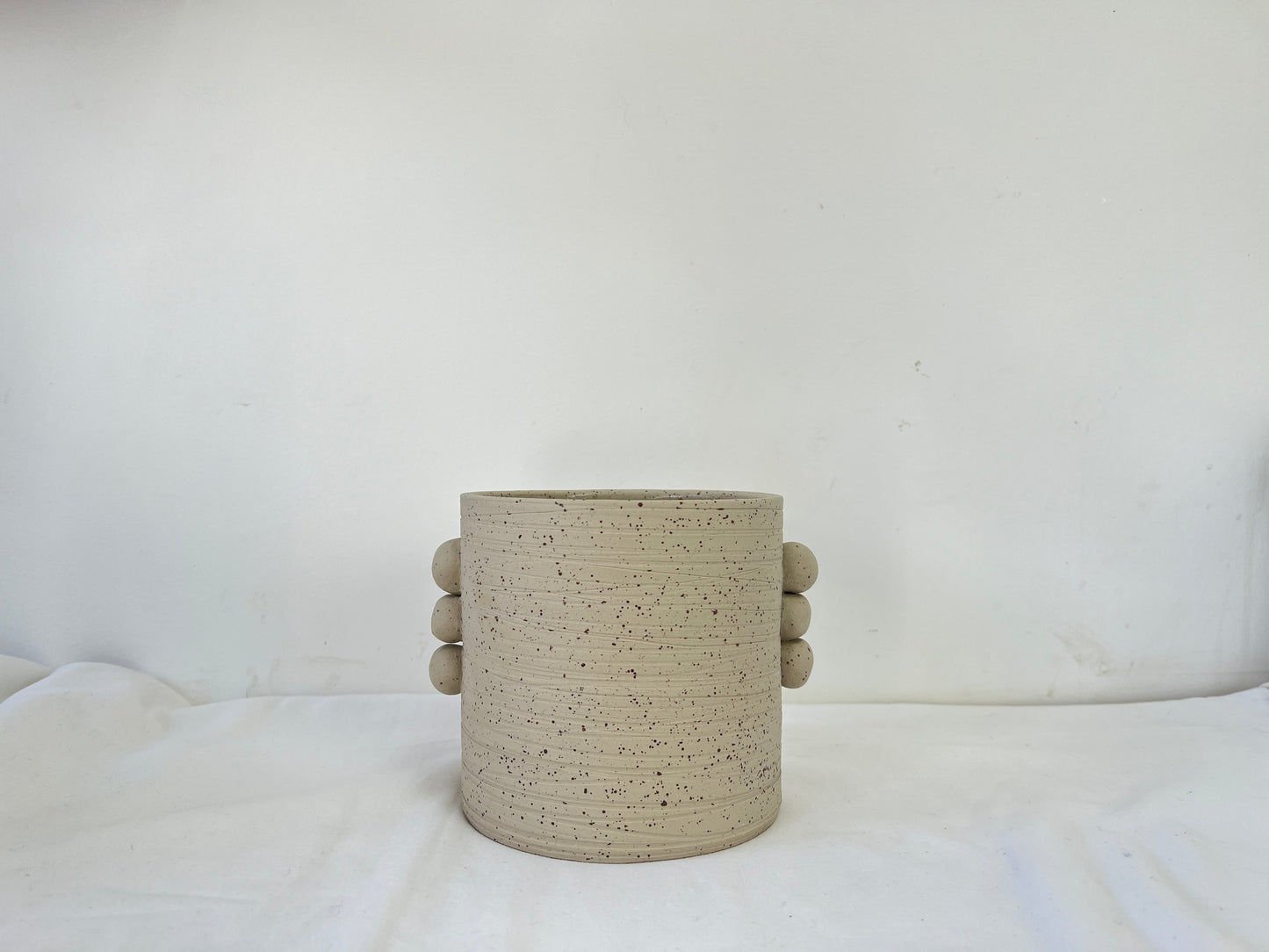 Vase PALMA Grès Pyrité