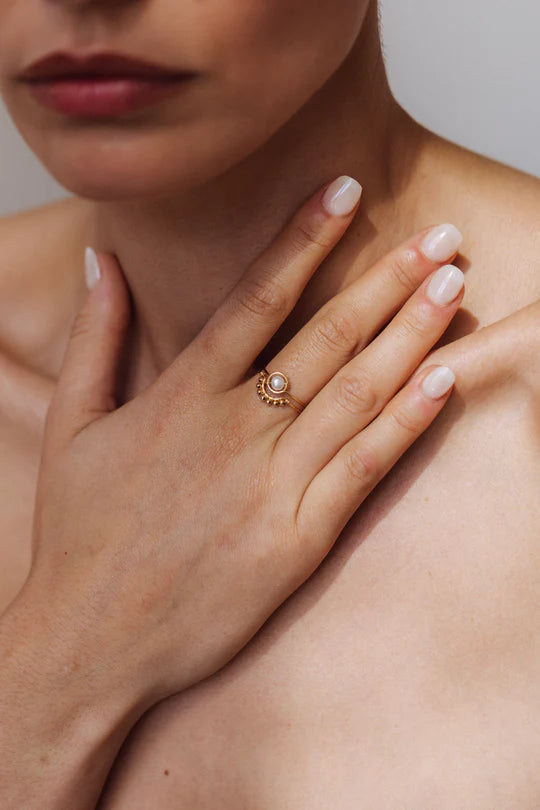 Bague Swan - Perle de culture