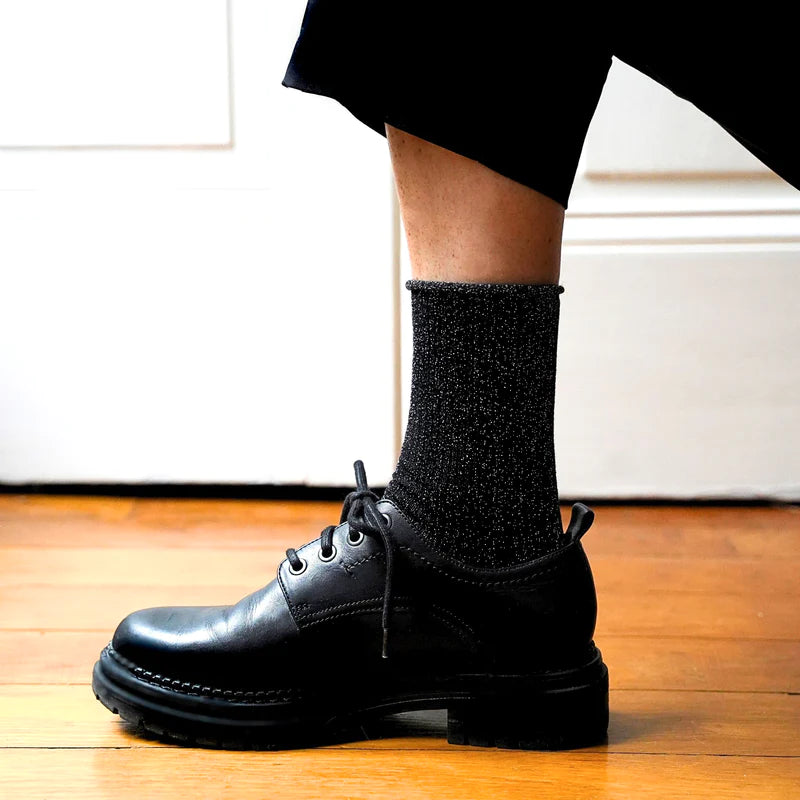 Chaussettes Klue à paillettes en lurex