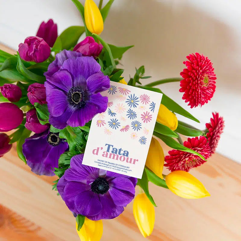 Tata d’amour – Idée cadeau tata à semer