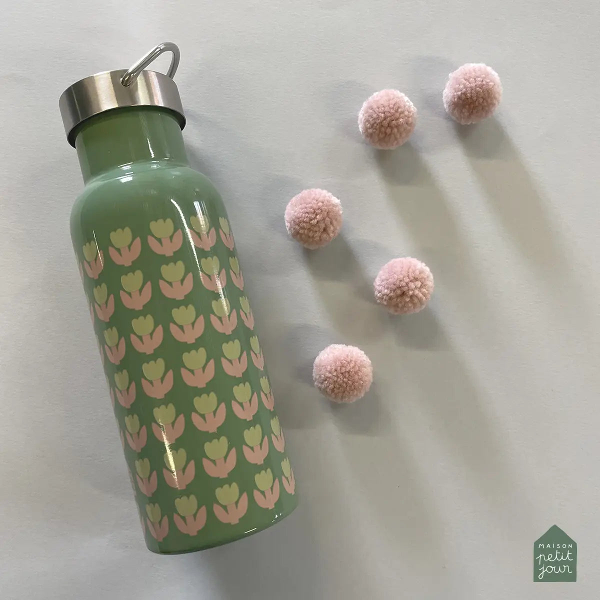 GOURDE ISOTHERME - LES TULIPES (0.5L)