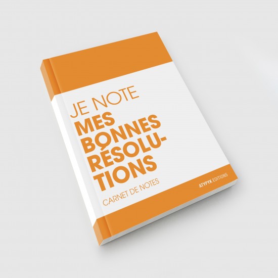 Carnet de note - Je note mes bonnes résolutions