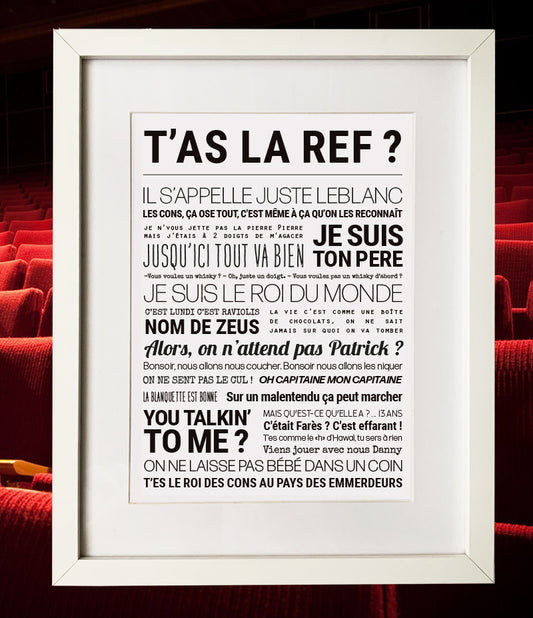 AFFICHE - T’AS LA REF ?