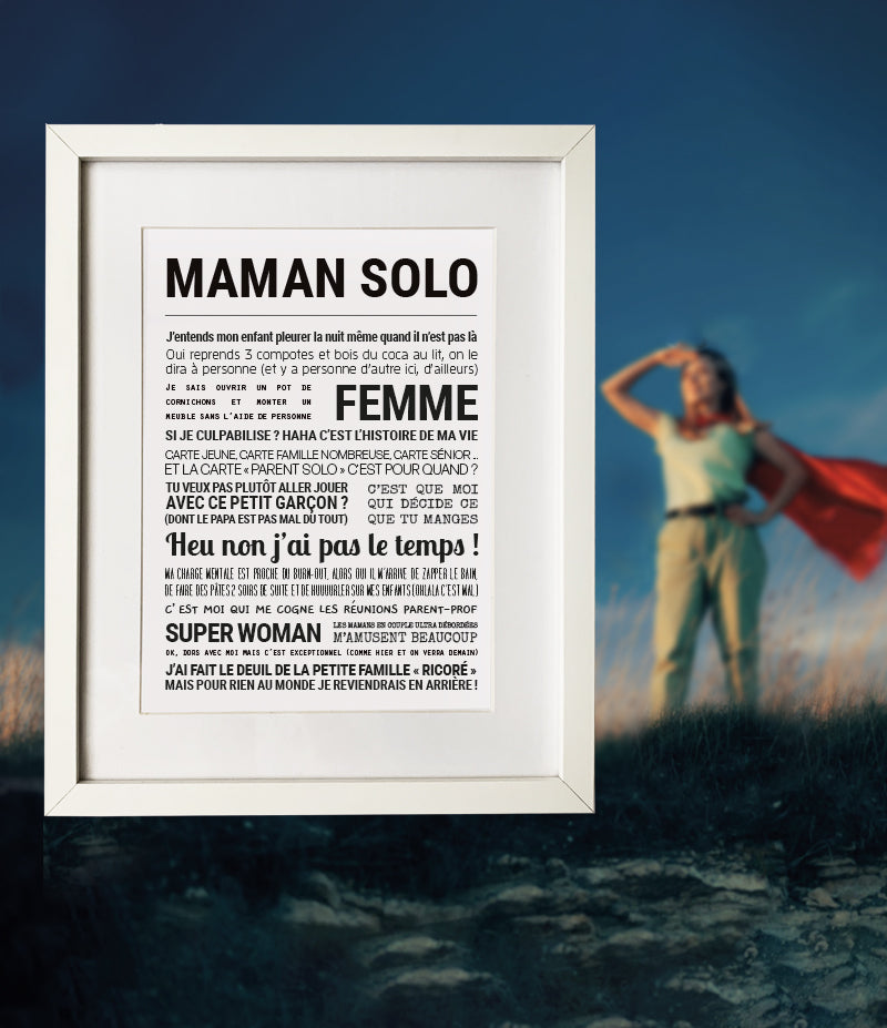 AFFICHE - MAMAN SOLO