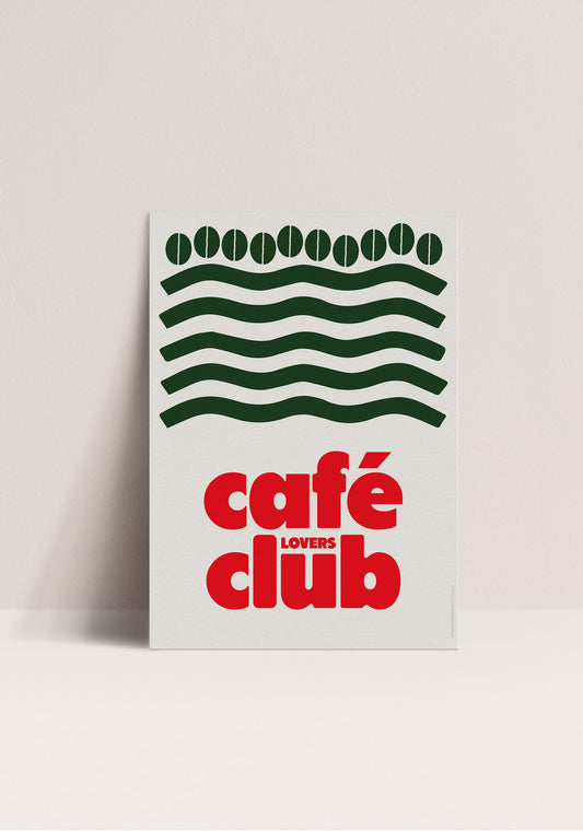 Poster - Café Lovers Club