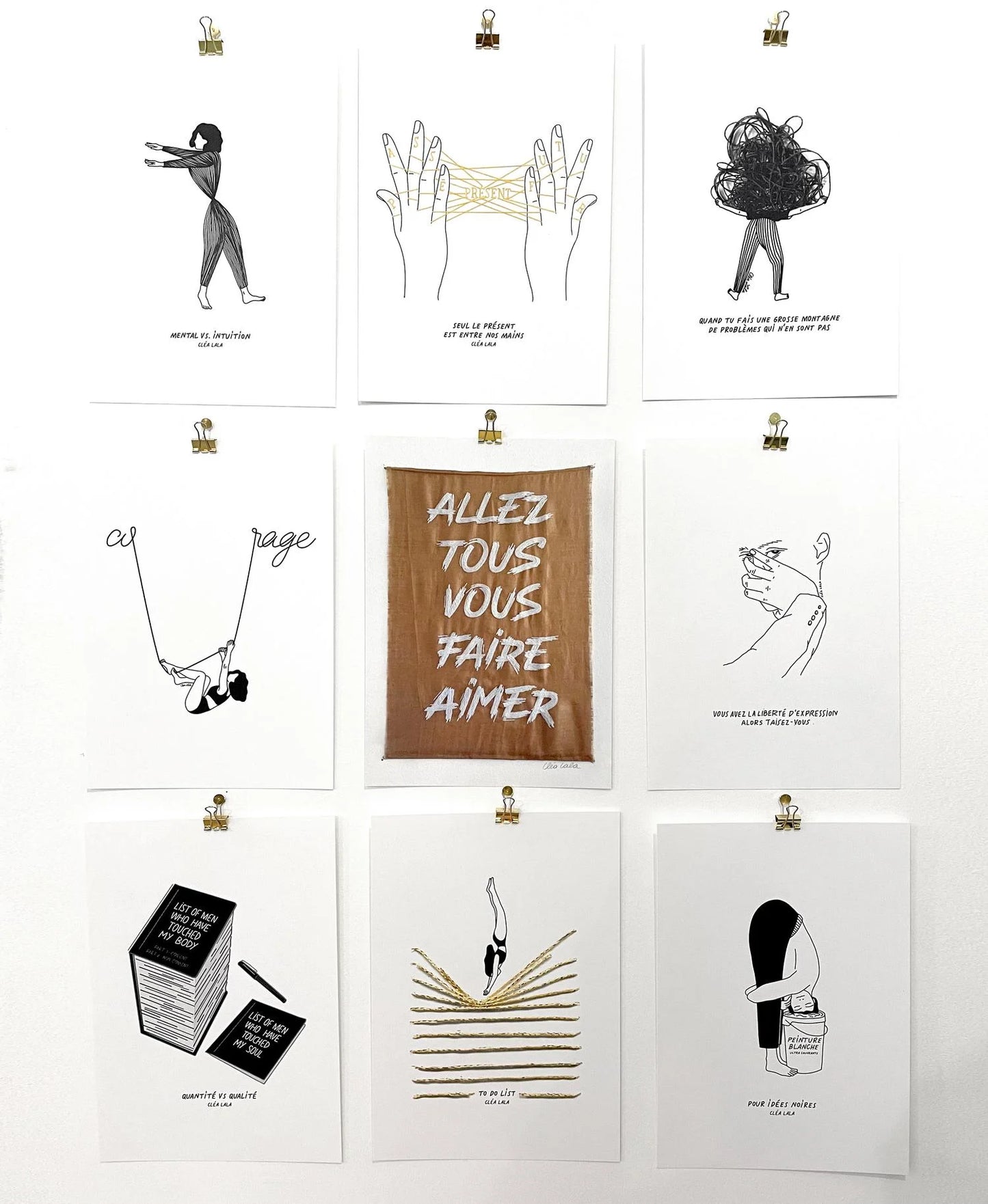 Affiche MENTAL vs INTUITION