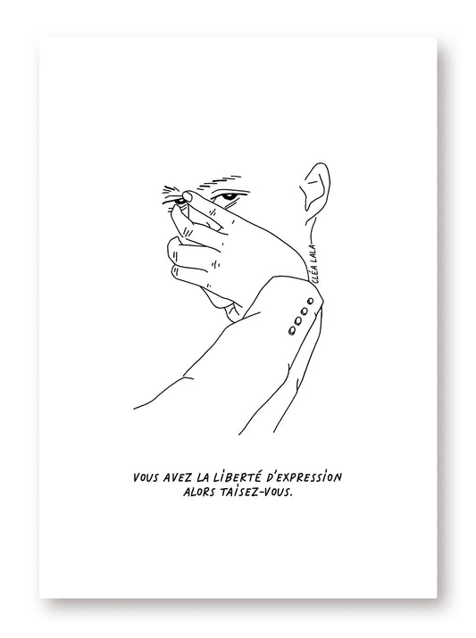 Affiche LIBERTÉ D'EXPRESSION