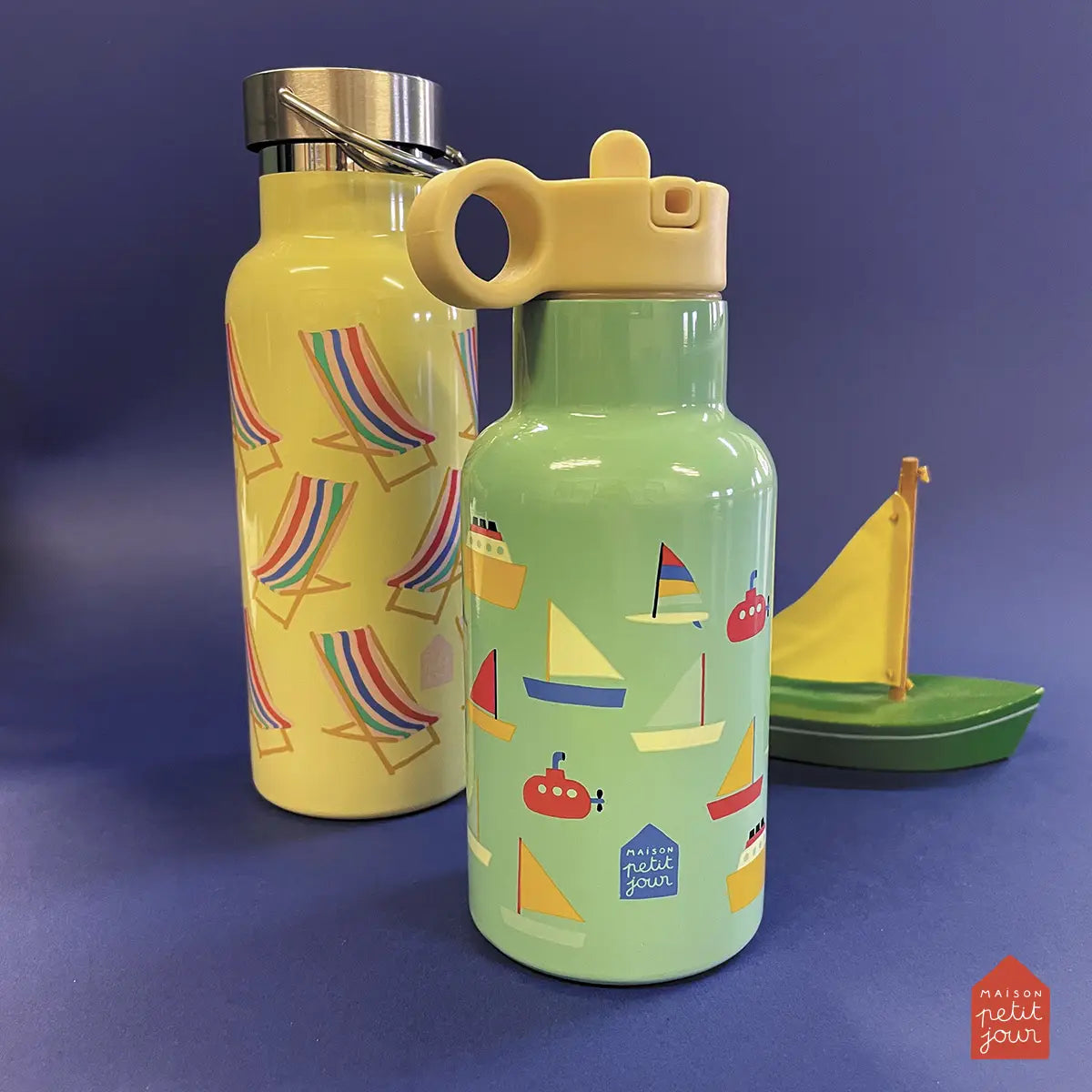 PETITE GOURDE ISOTHERME - LES PETITS BATEAUX (0.35L)