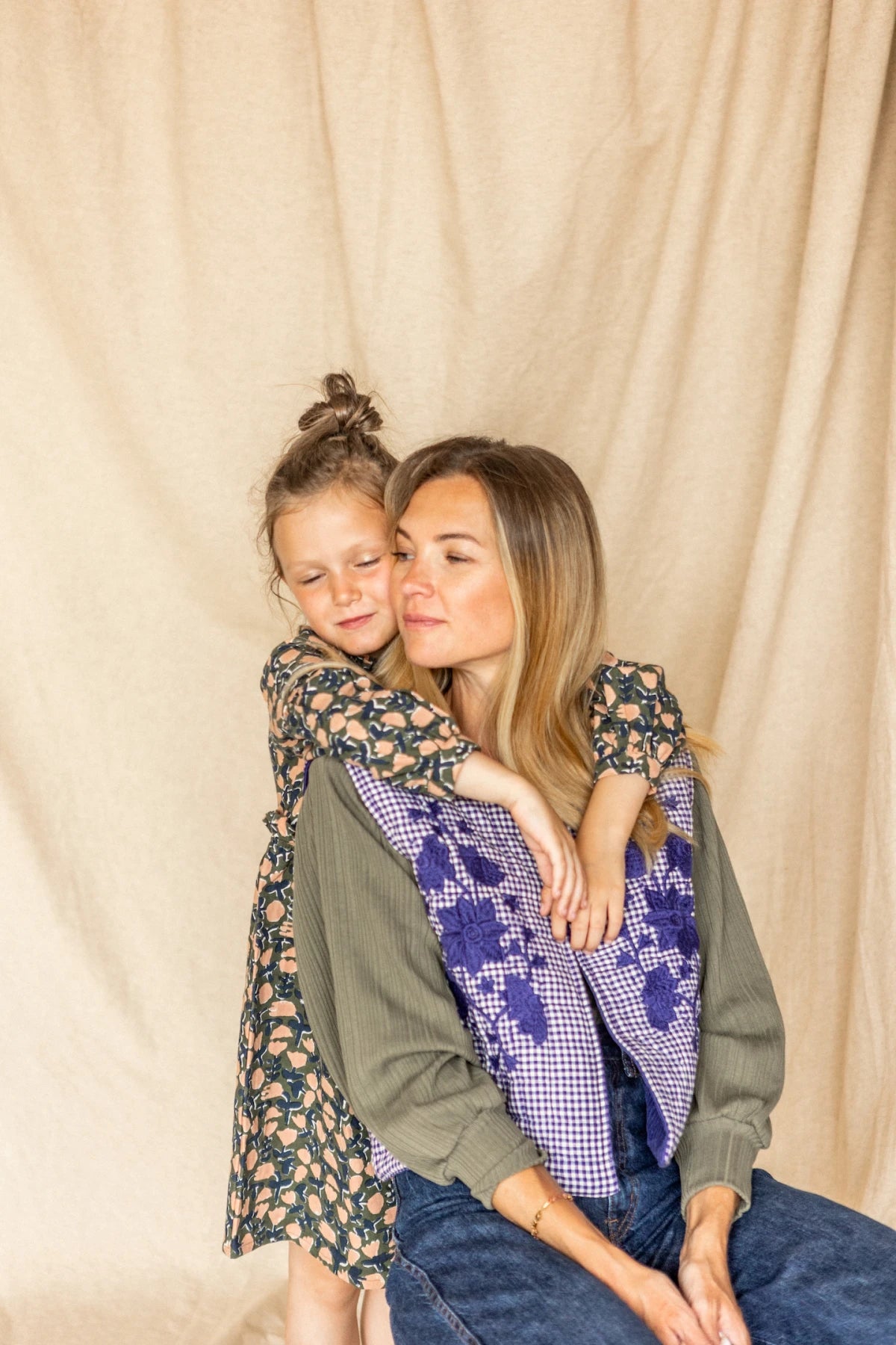 Gilet Sakari - Khadi Violet