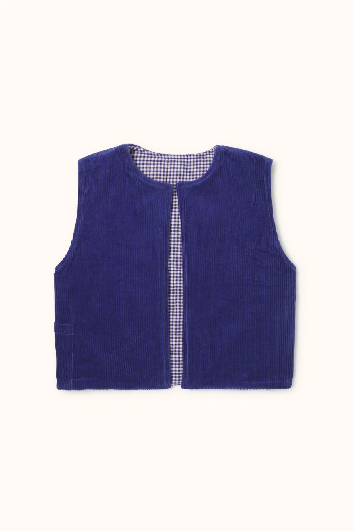 Gilet Sakari - Khadi Violet