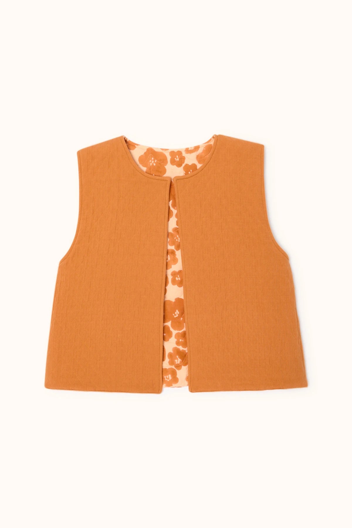 Gilet Sakari - Flora Bold Orange