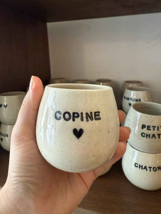 Tasse à café Copine ♥