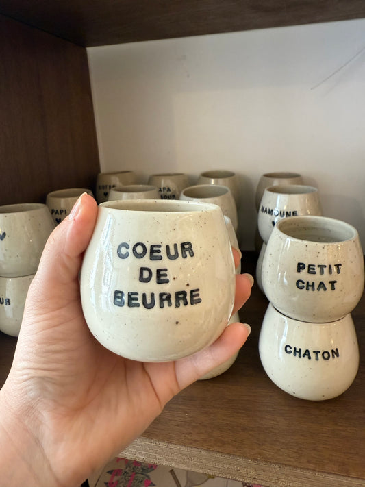 Tasse à café Coeur de Beurre