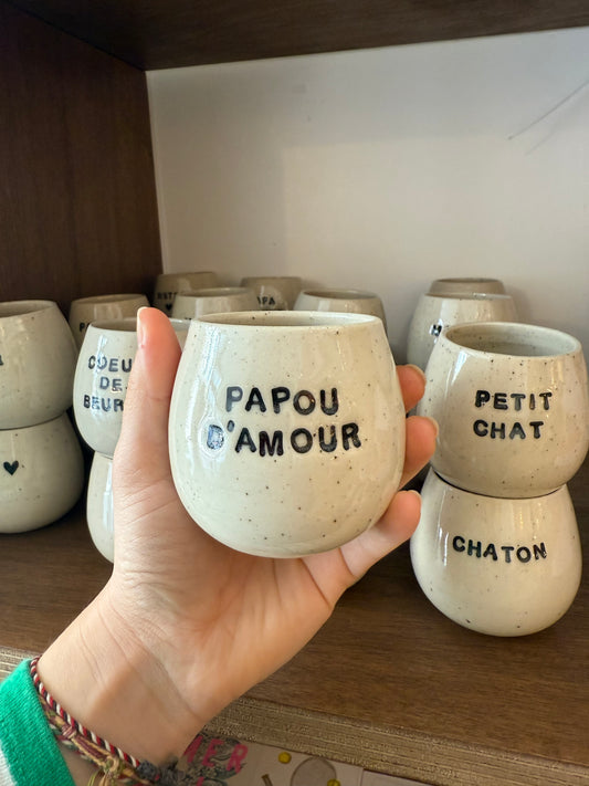 Tasse à café Papou d'amour