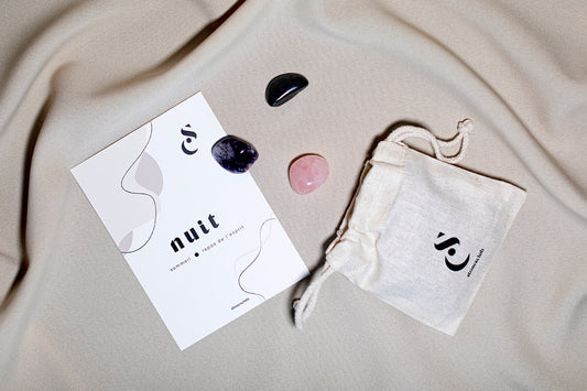 KIT 3 PIERRES NUIT - sommeil et repos de l'esprit