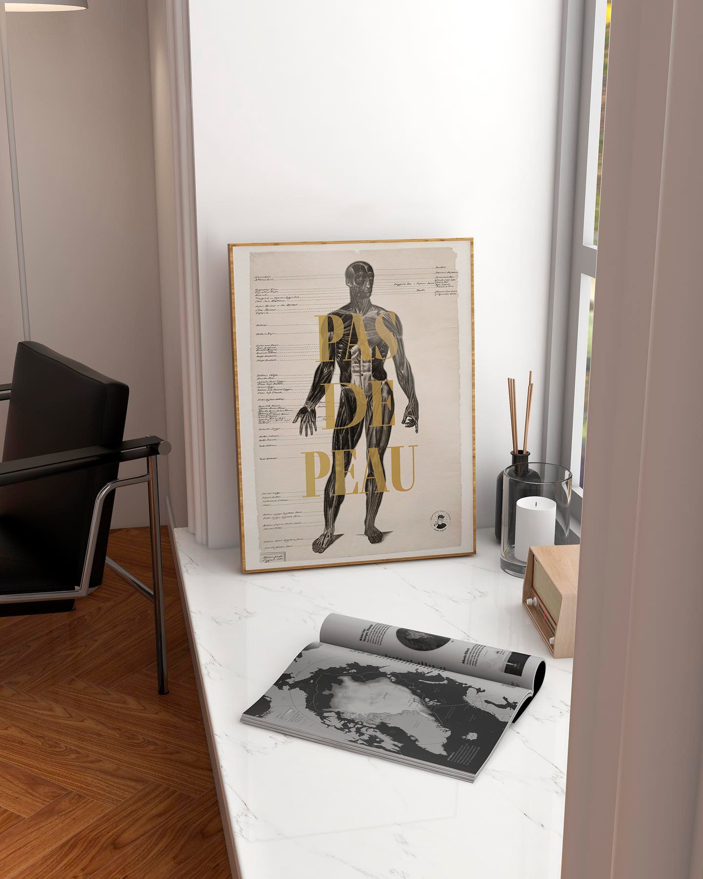 Affiche - Pas de peau