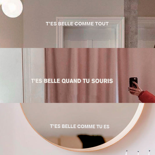 Stickers “T’es belle comme”