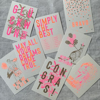 Carte postale Félicitations !