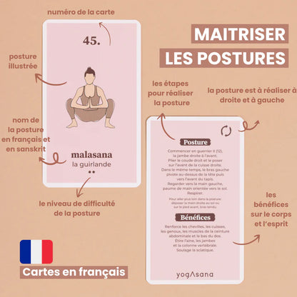 Mes cartes de yoga Hatha Vinyasa