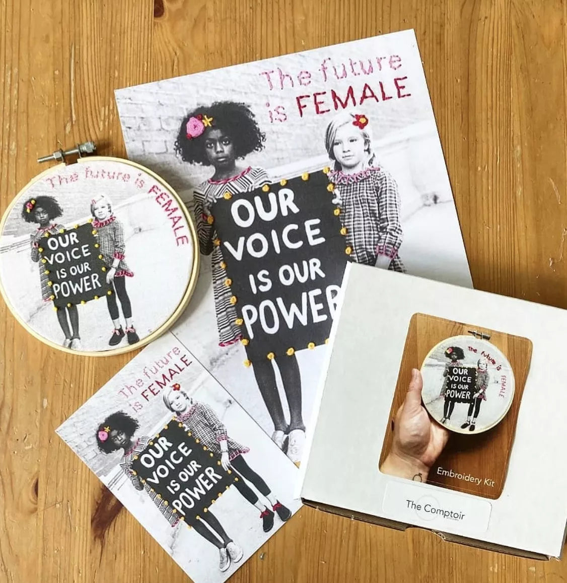 Kit de broderie - Girls voice