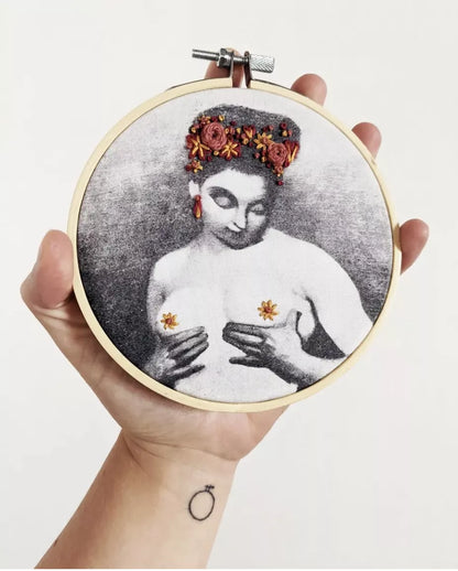 Kit de broderie - free the nipple