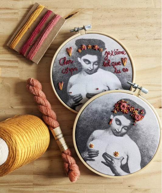Kit de broderie - free the nipple