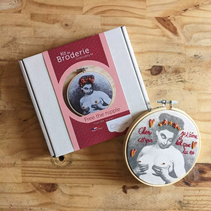 Kit de broderie - free the nipple