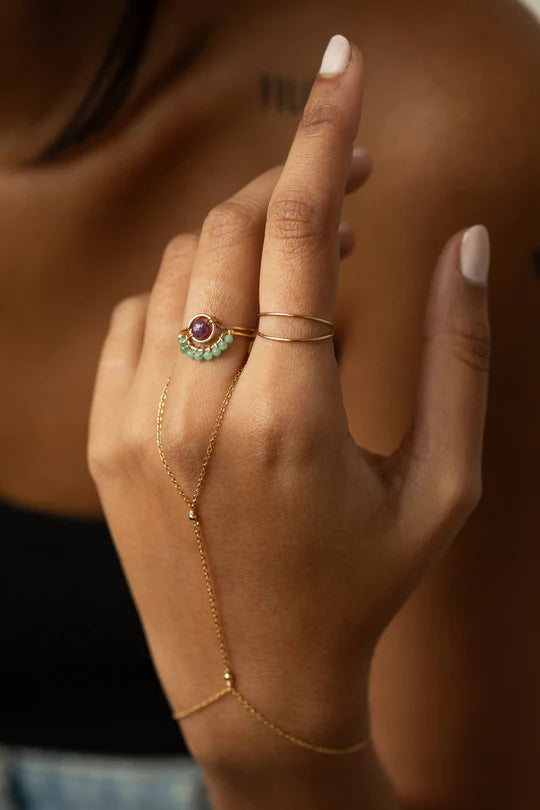 Bague Frida - Émeraude